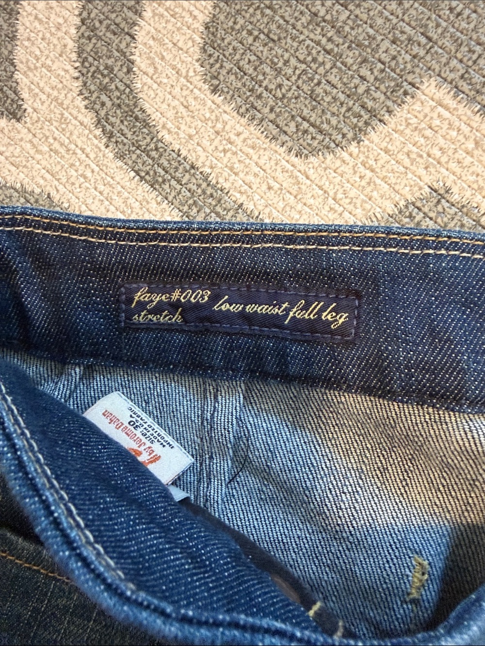Citizens of Humanity Faye #003 low waist full leg stretch flare denim 31” inseam - Picture 8 of 12